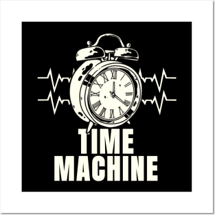 Machine time graph Posters and Art